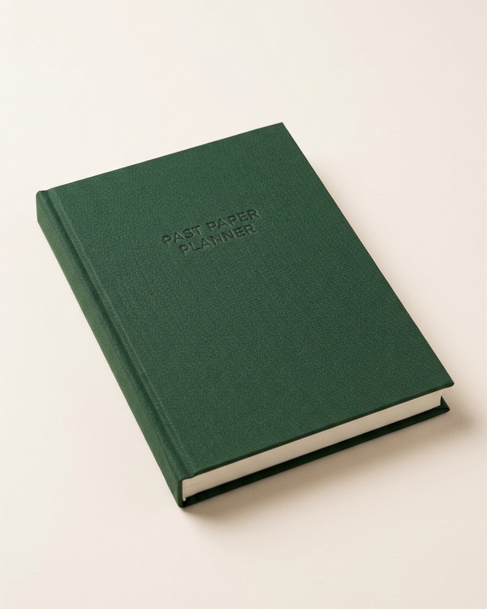 Past Paper Planner in Forest, front view
